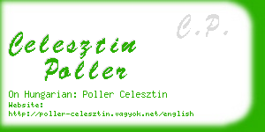 celesztin poller business card